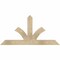 Ekena Millwork Richland Rough Sawn Timber Gable Bracket, Douglas Fir, 48"W x 24"H x 2"D x 4"F, 12/12 Pitch GBW048X24X0204RIC00RDF - alternate 1
